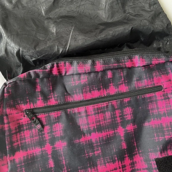 Hot Tuna pink black crossbody satchel bag - Picture 5 of 13